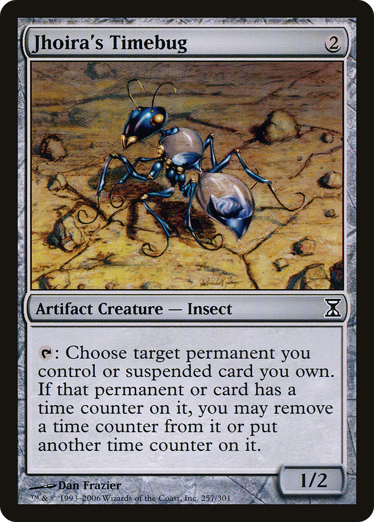 Jhoira's Timebug (TSP-257) [Time Spiral] Foil MTG Single Wizards of the Coast