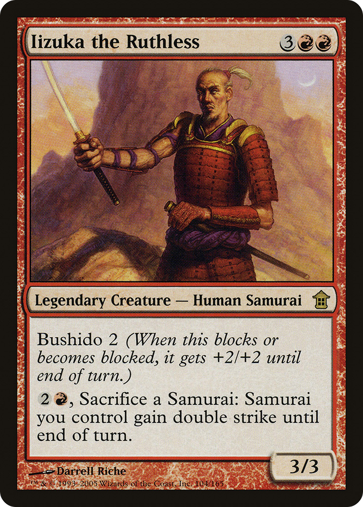 Iizuka the Ruthless (SOK-104) [Saviors of Kamigawa] MTG Single Wizards of the Coast