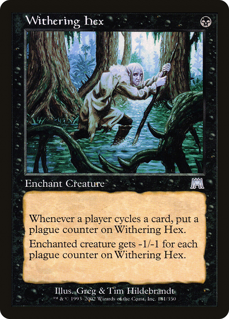 Withering Hex (ONS-181) [Onslaught] MTG Single Wizards of the Coast
