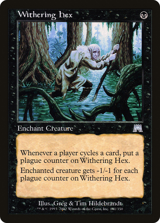 Withering Hex (ONS-181) [Onslaught] MTG Single Wizards of the Coast