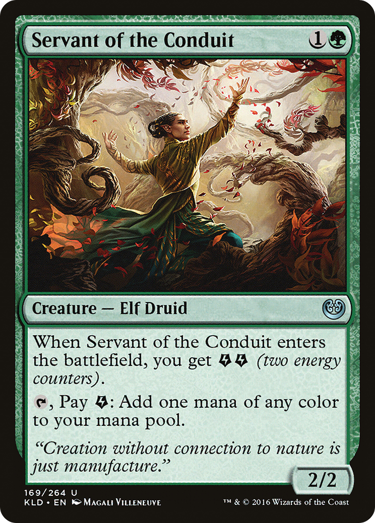 Servant of the Conduit (KLD-169) [Kaladesh] MTG Single Wizards of the Coast