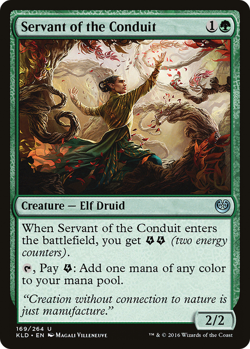 Servant of the Conduit (KLD-169) [Kaladesh] MTG Single Wizards of the Coast