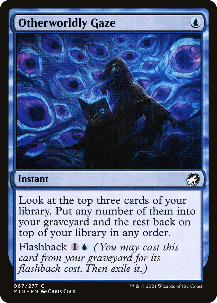 Otherworldly Gaze (MID-067) [Innistrad: Midnight Hunt] MTG Single Wizards of the Coast