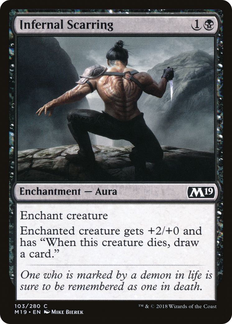 Infernal Scarring (M19-103) [Core Set 2019] MTG Single Wizards of the Coast