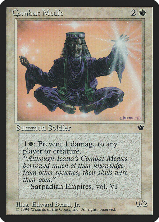 Combat Medic (FEM-01A) [Fallen Empires] MTG Single Wizards of the Coast