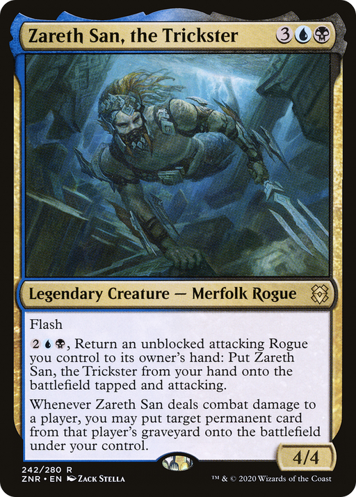 Zareth San, the Trickster (ZNR-242) [Zendikar Rising] MTG Single Wizards of the Coast
