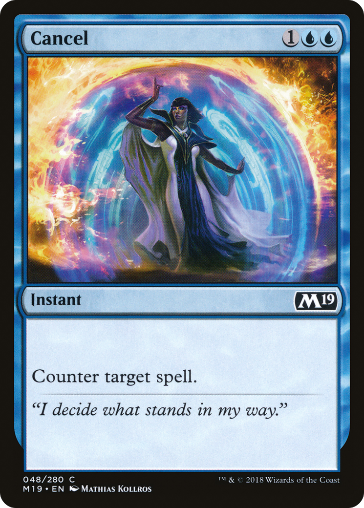 Cancel (M19-048) [Core Set 2019] MTG Single Wizards of the Coast