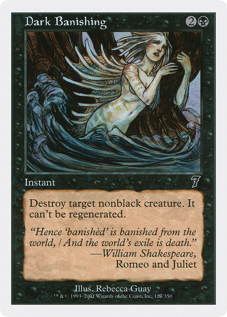 Dark Banishing (7ED-127) [7th Edition] MTG Single Wizards of the Coast