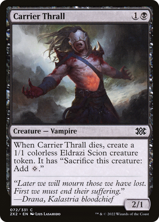 Carrier Thrall (2X2-072) [Double Masters 2022] MTG Single Wizards of the Coast