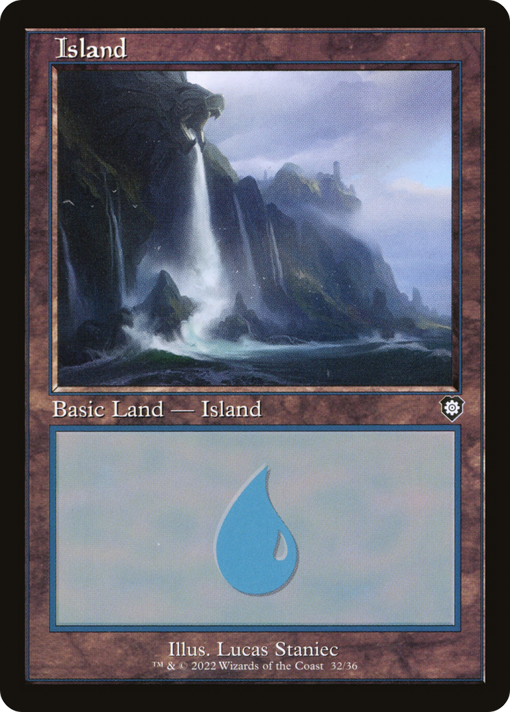 Island (BRC-032) [The Brothers' War Commander] MTG Single Wizards of the Coast
