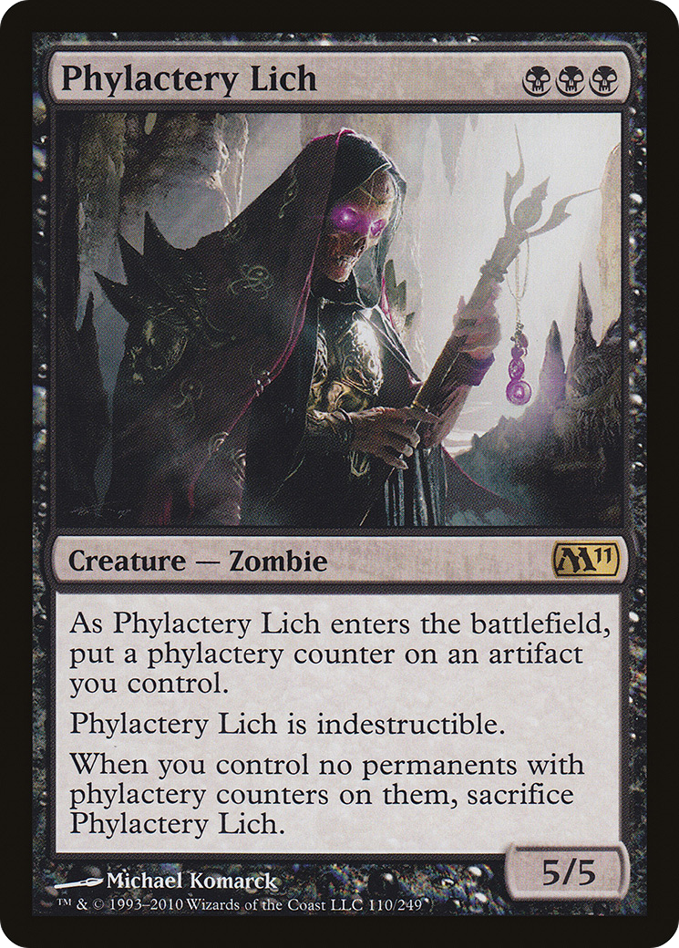 Phylactery Lich (M11-110) [Magic 2011] Foil MTG Single Wizards of the Coast