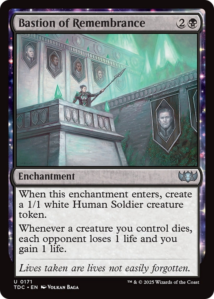 Bastion of Remembrance (TDC-171) [Commander: Tarkir: Dragonstorm] MTG Single Wizards of the Coast