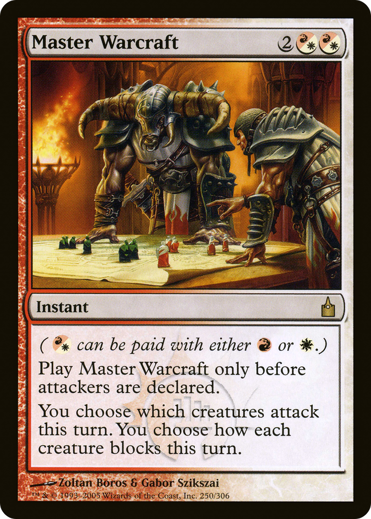 Master Warcraft (RAV-250) [Ravnica: City of Guilds] Foil MTG Single Wizards of the Coast