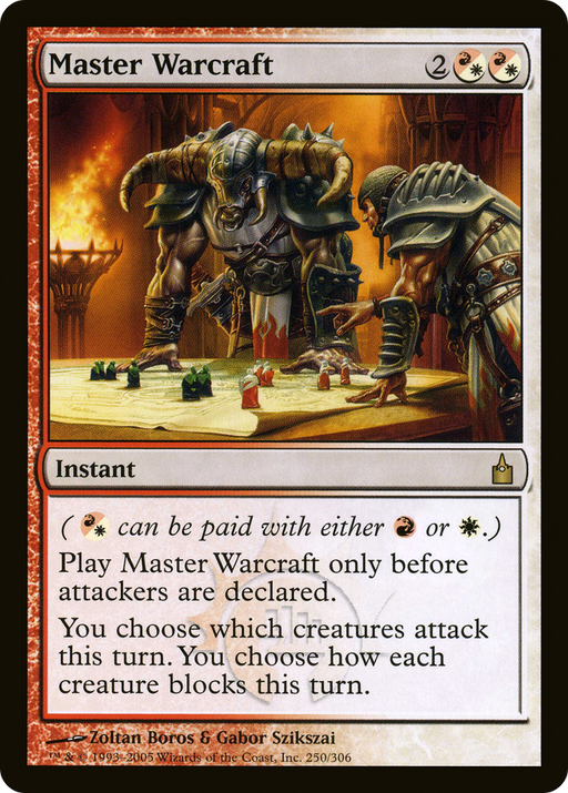 Master Warcraft (RAV-250) [Ravnica: City of Guilds] Foil MTG Single Wizards of the Coast