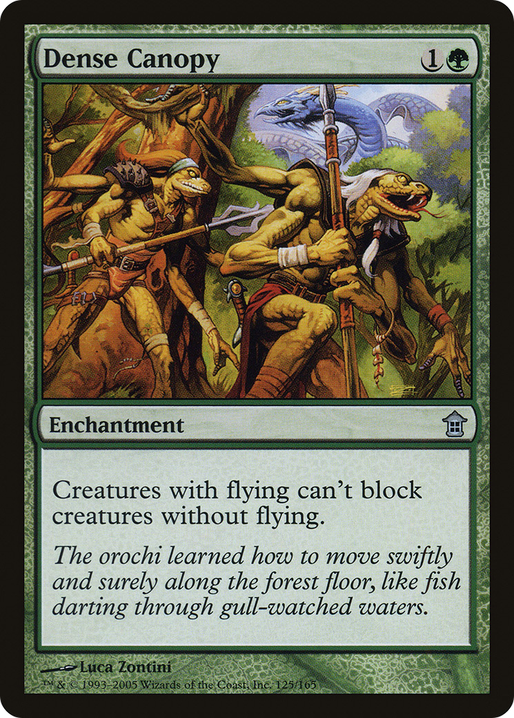 Dense Canopy (SOK-125) [Saviors of Kamigawa] Foil MTG Single Wizards of the Coast