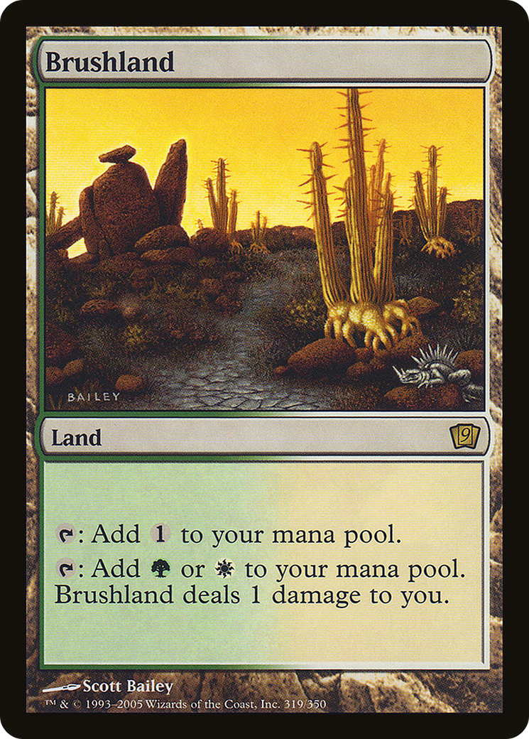 Brushland (9ED-319) [9th Edition] MTG Single Wizards of the Coast