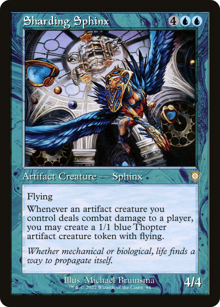 Sharding Sphinx (BRC-094) [The Brothers' War Commander] MTG Single Wizards of the Coast