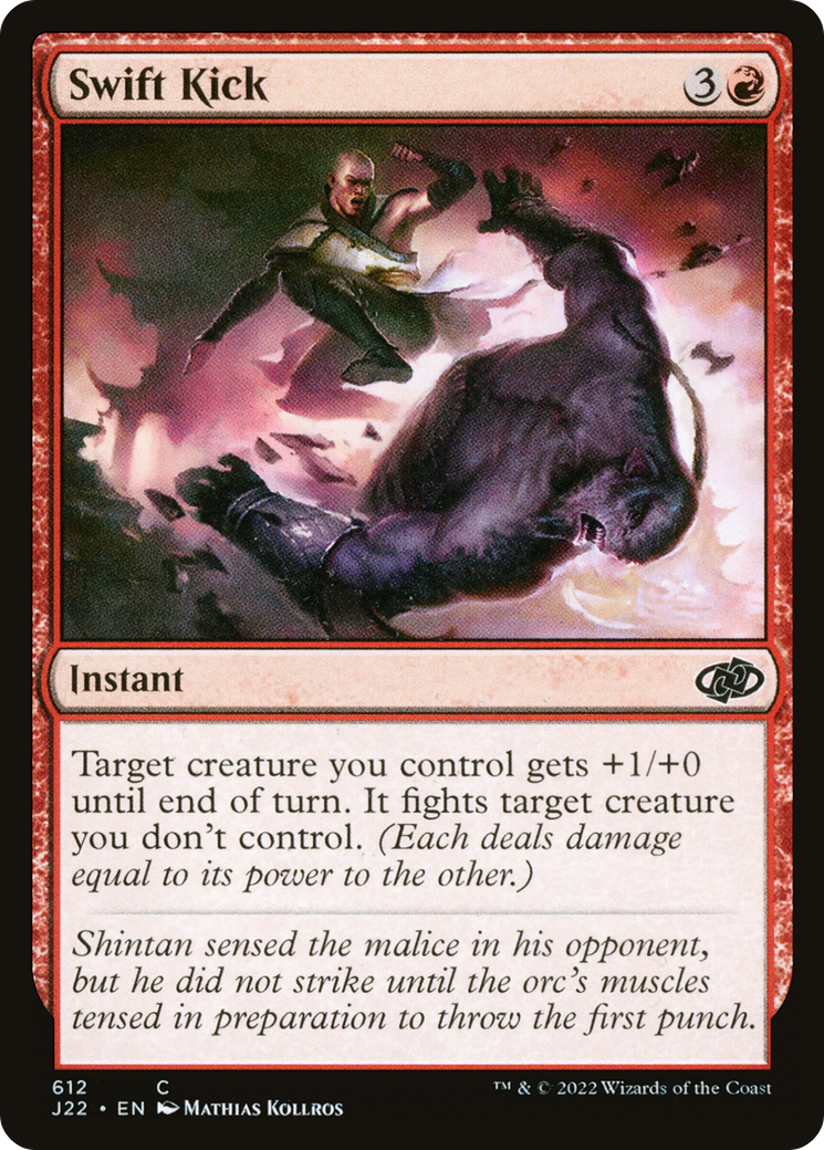 Swift Kick (J22-612) [Jumpstart 2022] MTG Single Wizards of the Coast