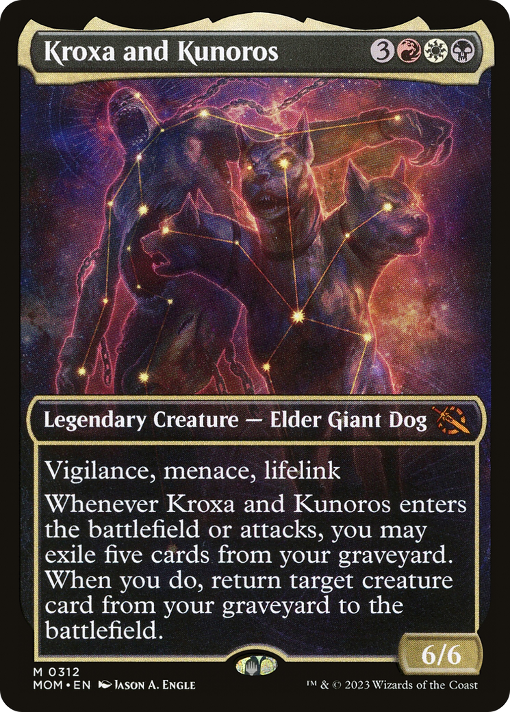 Kroxa and Kunoros (MOM-312) [March of the Machine] (Showcase) MTG Single Wizards of the Coast
