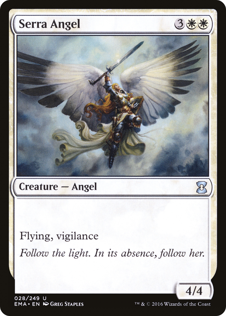 Serra Angel (EMA-028) [Eternal Masters] Foil MTG Single Wizards of the Coast