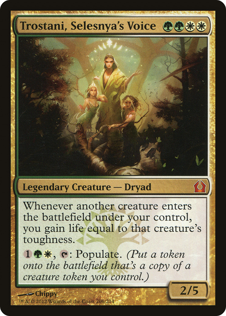 Trostani, Selesnya's Voice (RTR-206) [Return to Ravnica] Foil MTG Single Wizards of the Coast