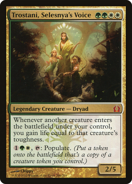 Trostani, Selesnya's Voice (RTR-206) [Return to Ravnica] Foil MTG Single Wizards of the Coast