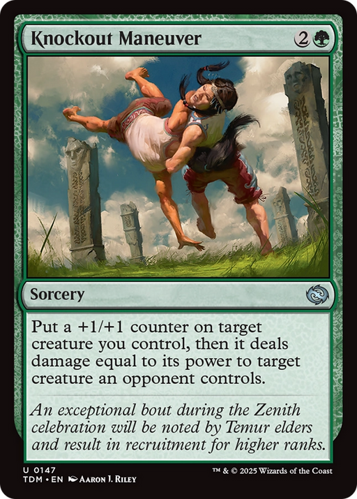 Knockout Maneuver (TDM-147) [Tarkir: Dragonstorm] MTG Single Wizards of the Coast
