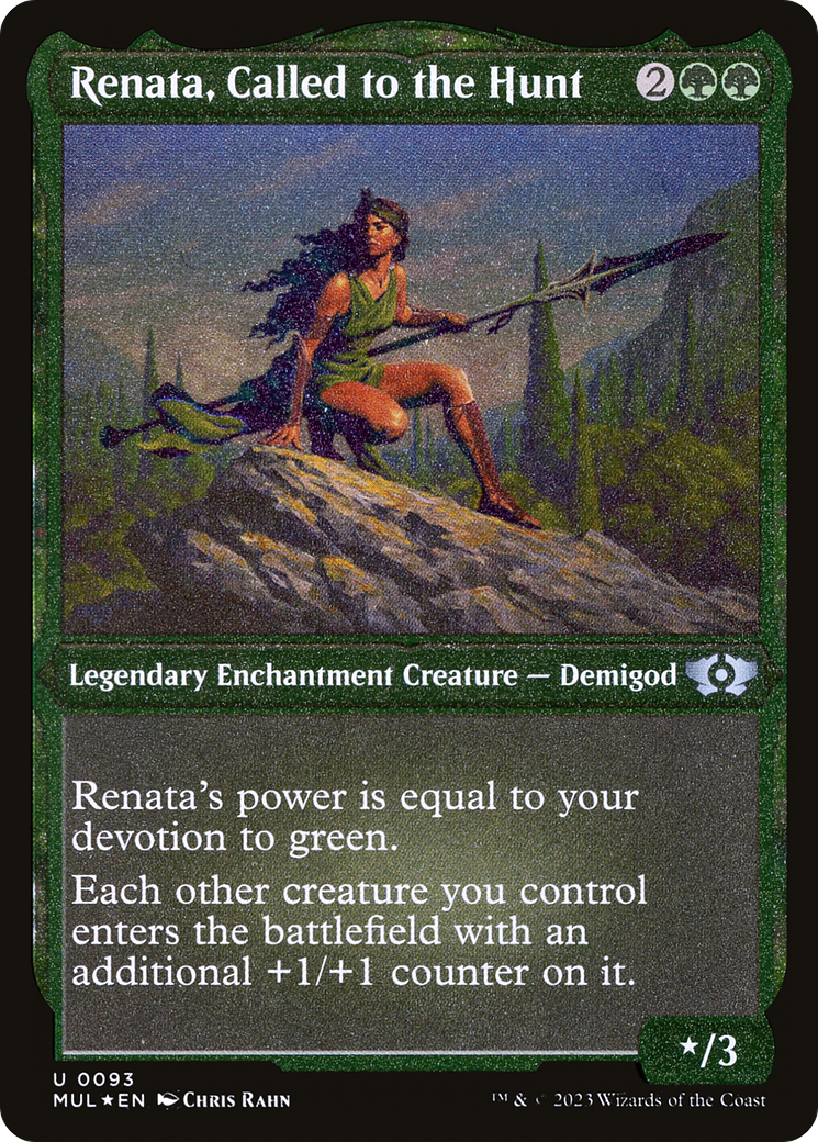 Renata, Called to the Hunt (MUL-093) [Multiverse Legends] Foil MTG Single Wizards of the Coast