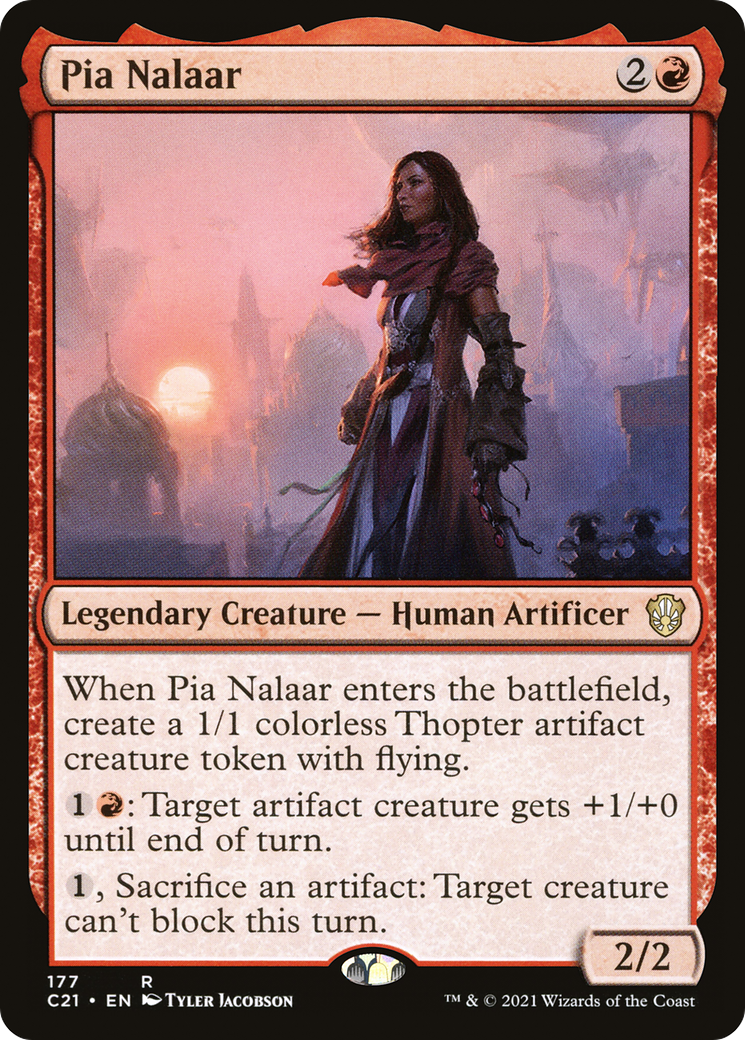 Pia Nalaar (C21-177) [Commander 2021] MTG Single Wizards of the Coast