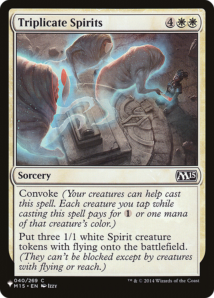 Triplicate Spirits (LIST-M15-40) [Mystery Booster] The List MTG Single Wizards of the Coast