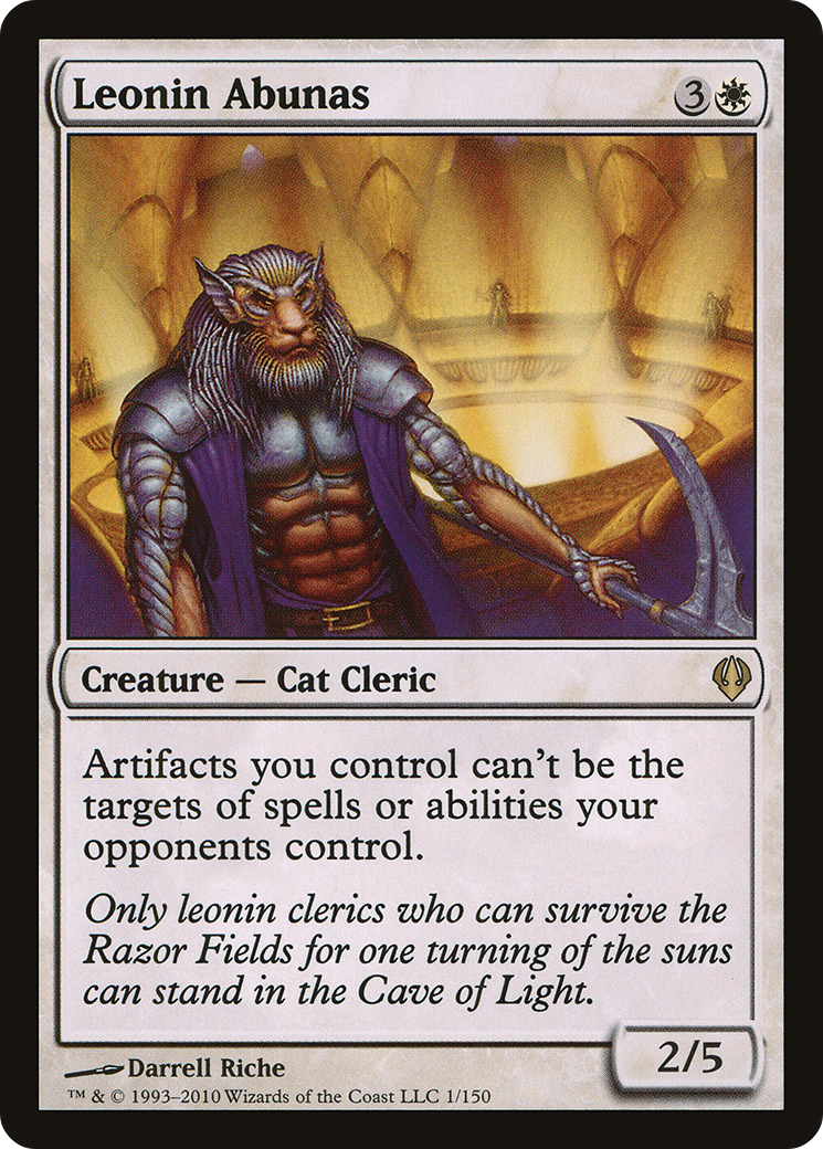 Leonin Abunas (ARC-001) [Misc] Archenemy MTG Single Wizards of the Coast