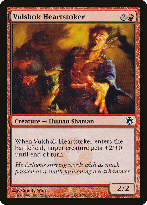 Vulshok Heartstoker (SOM-107) [Scars of Mirrodin] Foil MTG Single Wizards of the Coast