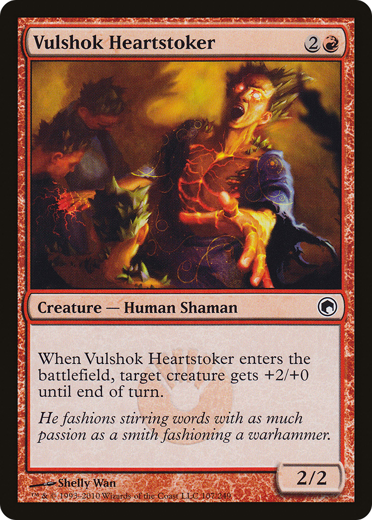Vulshok Heartstoker (SOM-107) [Scars of Mirrodin] MTG Single Wizards of the Coast
