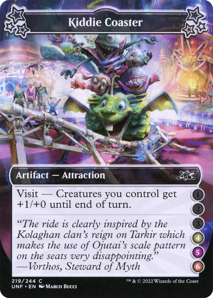 Kiddie Coaster (UNF-219F) [Unfinity] Foil MTG Single Wizards of the Coast