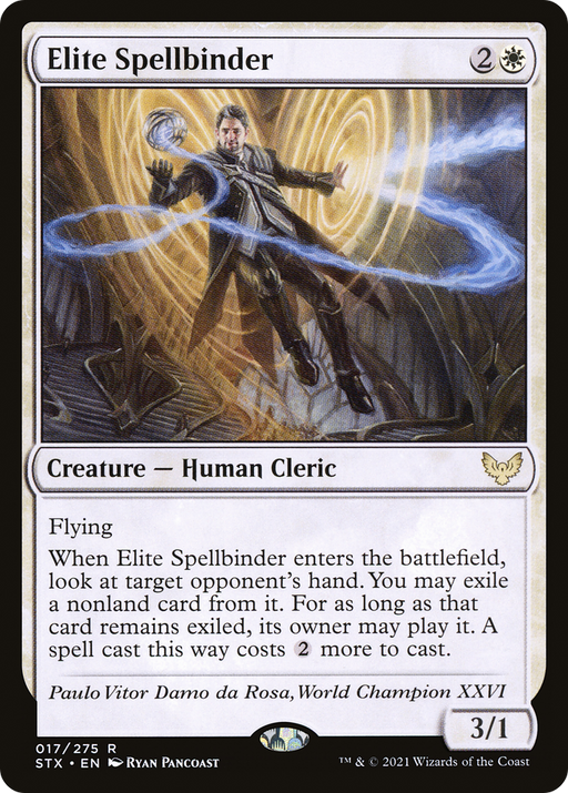 Elite Spellbinder (STX-017) [Strixhaven: School of Mages] MTG Single Wizards of the Coast