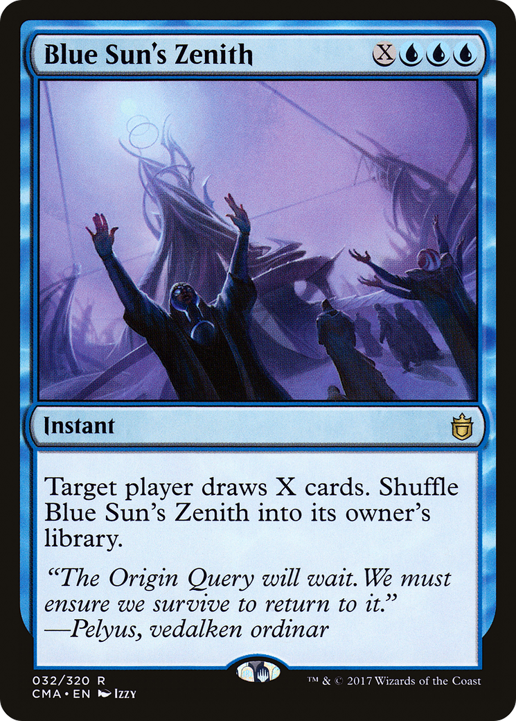 Blue Sun's Zenith (CMA-032) [Commander Anthology] MTG Single Wizards of the Coast