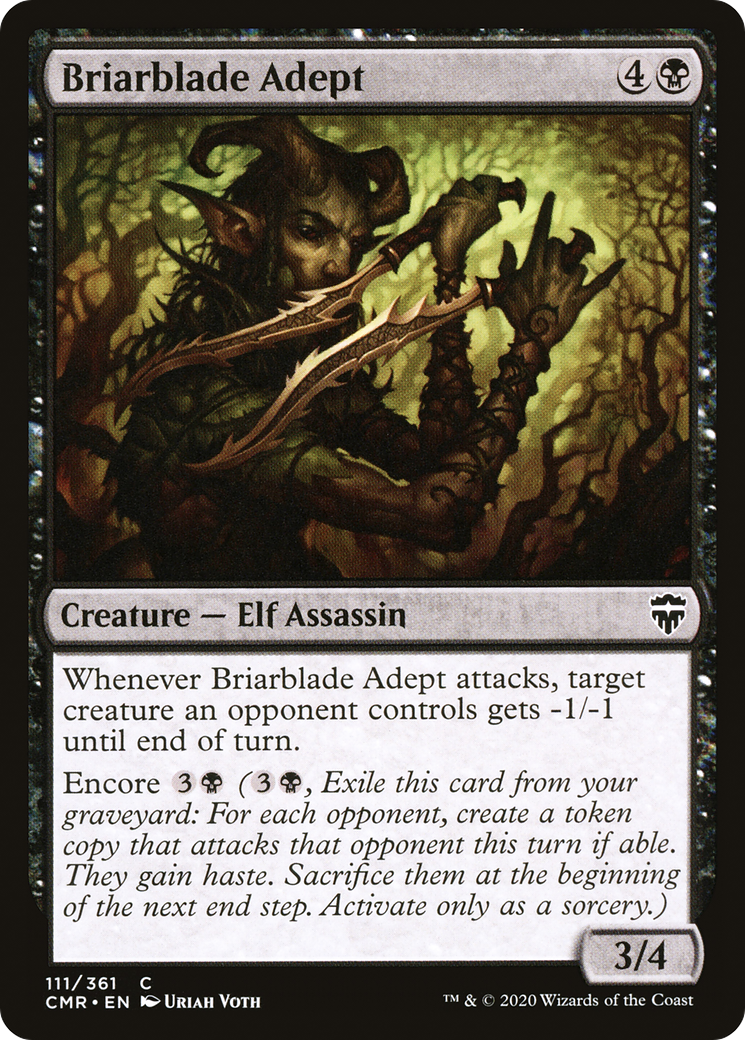 Briarblade Adept (CMR-111) [Commander Legends] Foil MTG Single Wizards of the Coast