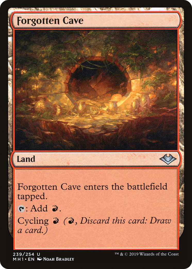 Forgotten Cave (MH1-239) [Modern Horizons] MTG Single Modern Horizons