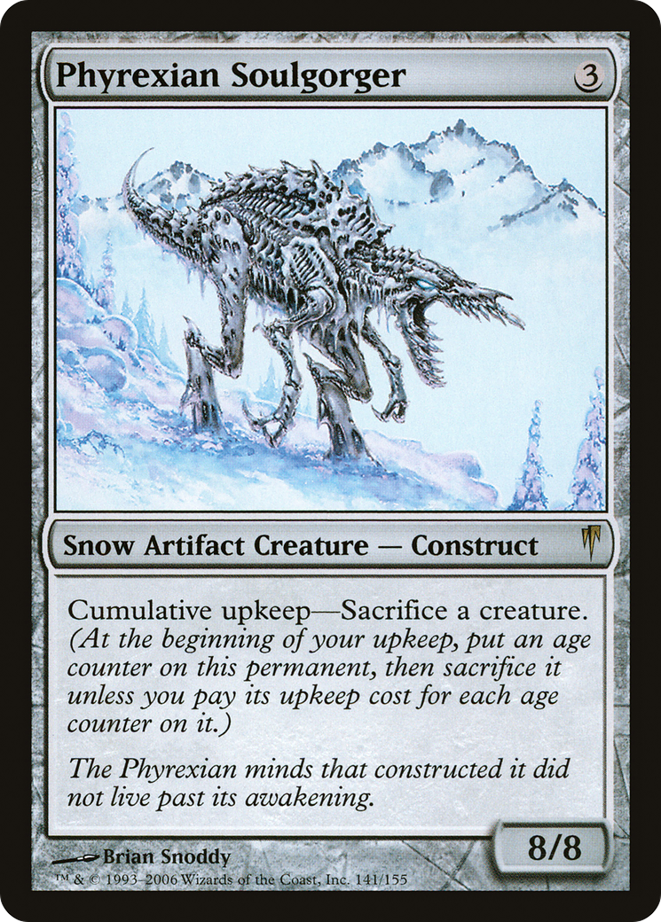 Phyrexian Soulgorger (CSP-141) [Coldsnap] Foil MTG Single Wizards of the Coast