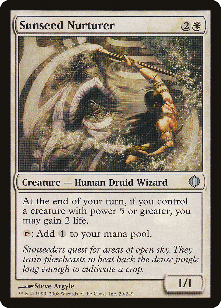 Sunseed Nurturer (ALA-029) [Shards of Alara] Foil MTG Single Wizards of the Coast