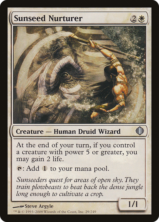 Sunseed Nurturer (ALA-029) [Shards of Alara] MTG Single Wizards of the Coast