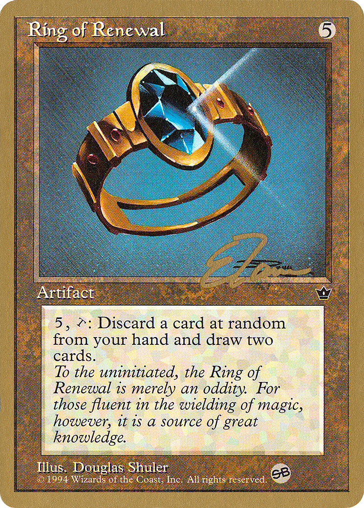 Ring of Renewal (WCD-ET89SB) [Misc] Pro Tour Collector Set MTG Single Wizards of the Coast