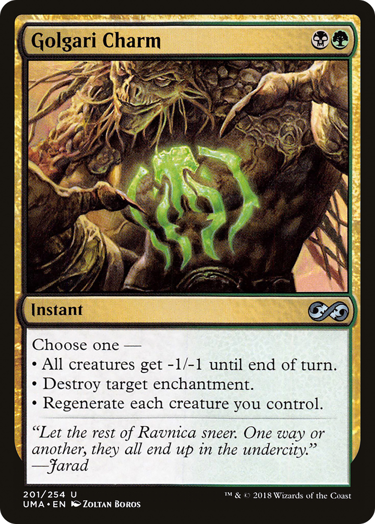 Golgari Charm (UMA-201) [Ultimate Masters] MTG Single Wizards of the Coast