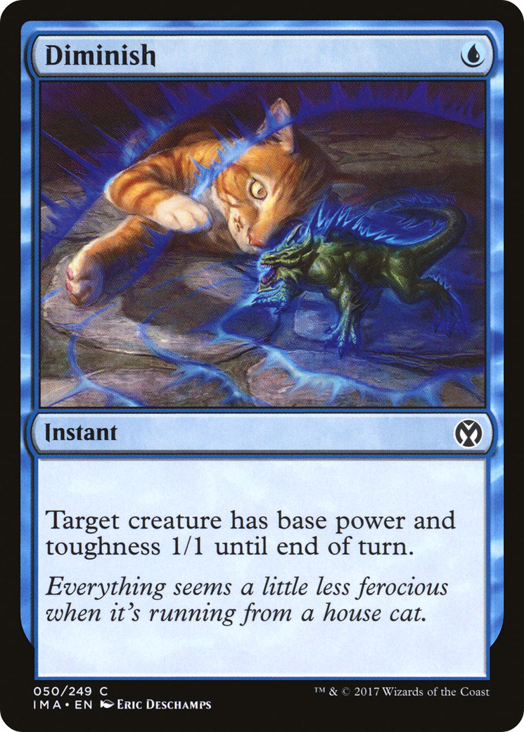 Diminish (IMA-050) [Iconic Masters] Foil MTG Single Wizards of the Coast