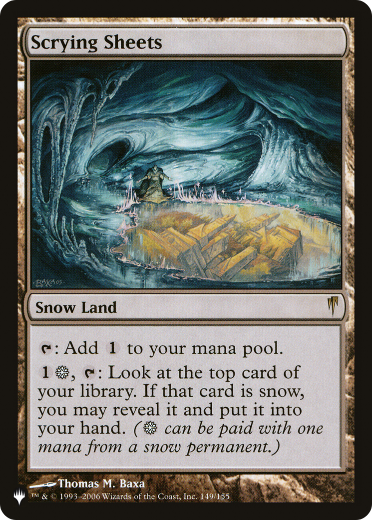 Scrying Sheets (LIST-149/155) [Mystery Booster] The List MTG Single Wizards of the Coast