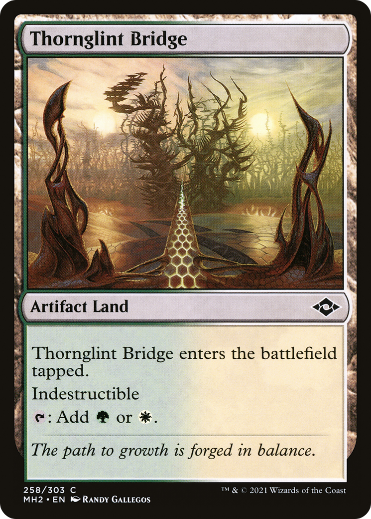 Thornglint Bridge (MH2-258) [Modern Horizons 2] Foil MTG Single Modern Horizons 2