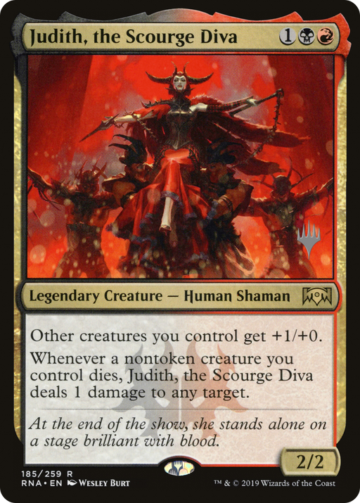 Judith, the Scourge Diva (PPELD-185) [Ravnica Allegiance Promos] Foil MTG Single Wizards of the Coast