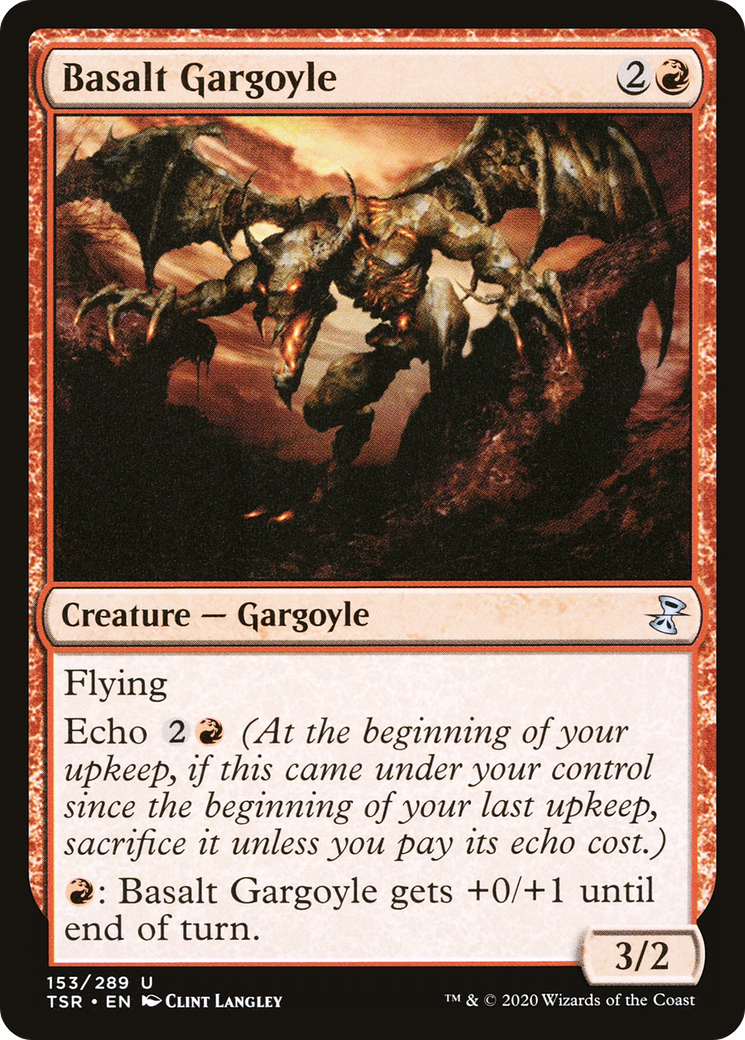 Basalt Gargoyle (TSR-153) [Time Spiral Remastered] MTG Single Wizards of the Coast