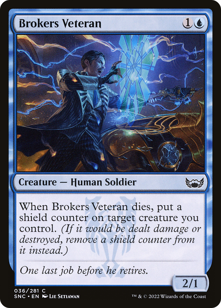Brokers Veteran (SNC-036) [Streets of New Capenna] MTG Single Wizards of the Coast