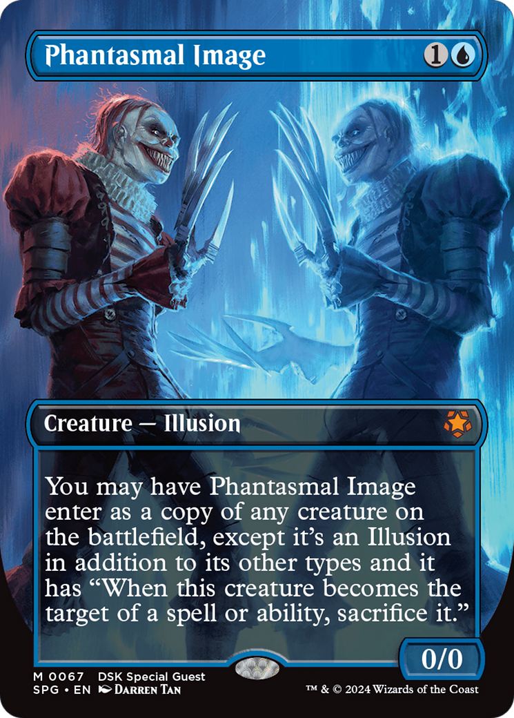 Phantasmal Image (SPG-067) [Special Guests] (Borderless) Foil MTG Single Wizards of the Coast